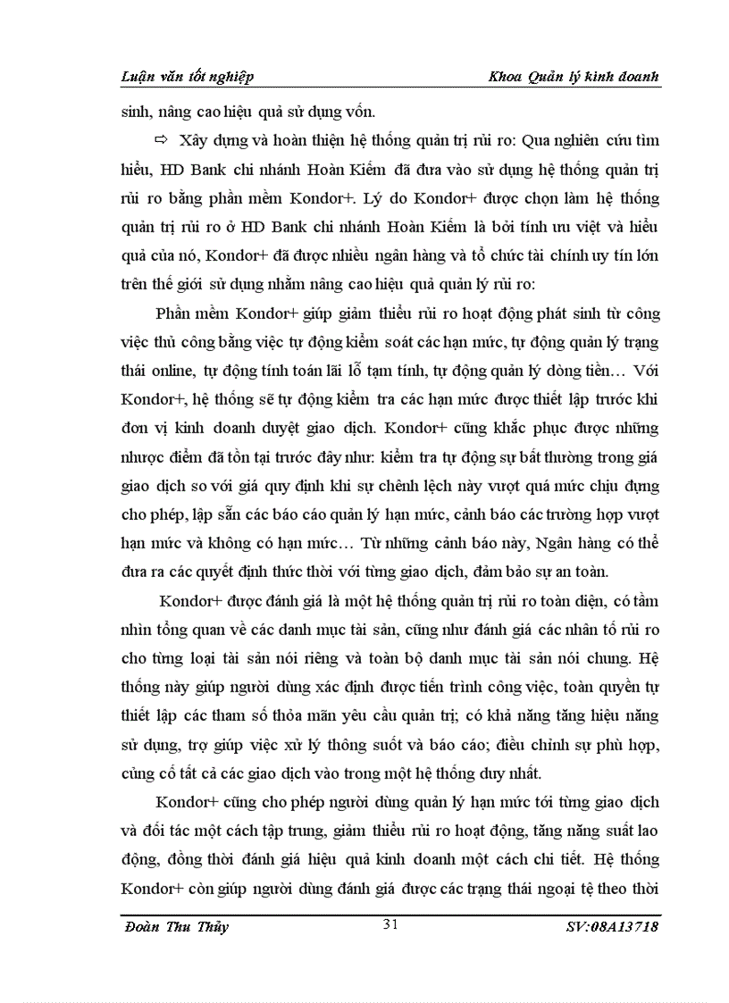 image for page Một số giải pháp tăng cường quản lý rủi ro trong hoạt động cho vay tại HDBank Chi nhánh Hoàn Kiếm