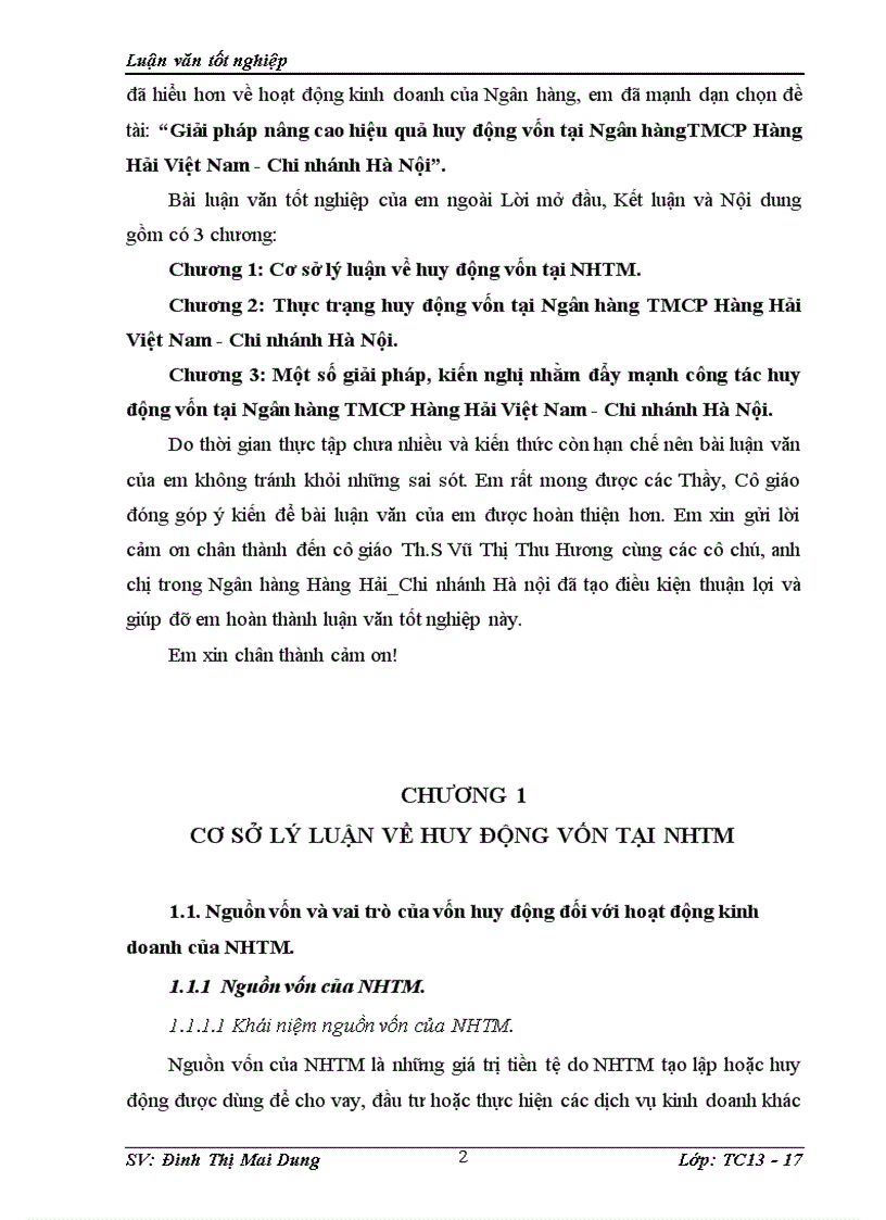image for page Giải pháp nâng cao hiệu quả huy động vốn tại Ngân hàngTMCP Hàng Hải Việt Nam Chi nhánh Hà Nội