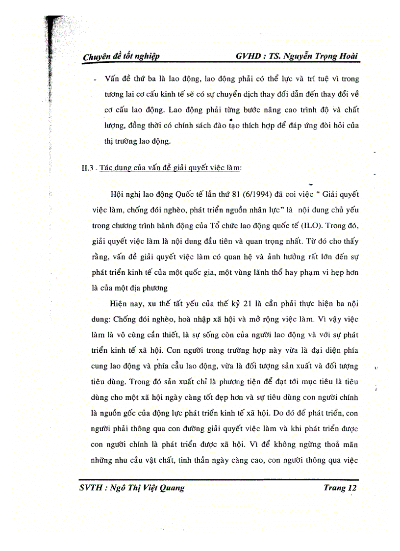 image for page Vấn đề lao động và một số giải pháp nhằm giải quyết việc làm cho tỉnh Bến Tre