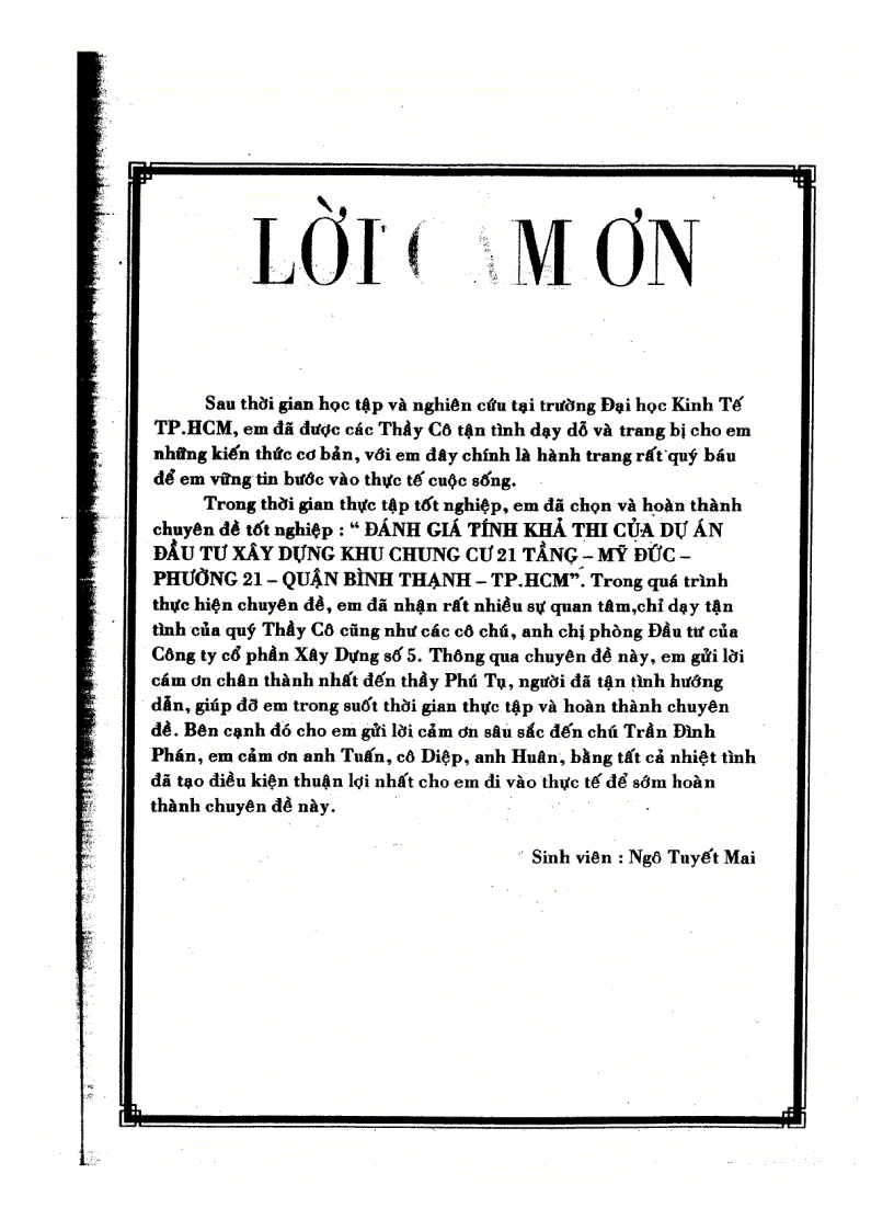 image for page Đánh giá tính khả thi của dự án đầu tư xây dựng công trình khu chung cư 21 tầng