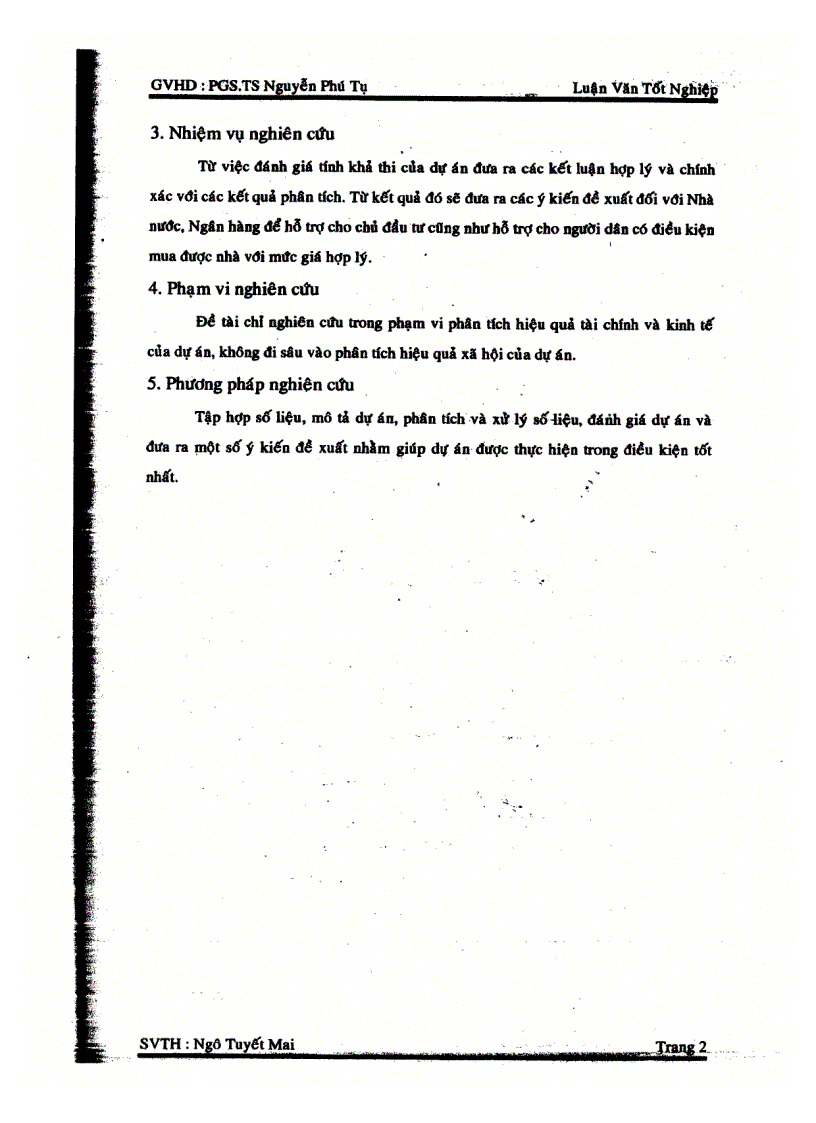 image for page Đánh giá tính khả thi của dự án đầu tư xây dựng công trình khu chung cư 21 tầng