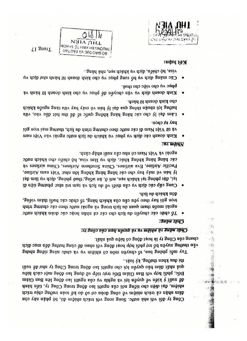 image for page Chiến lược phát triển kinh doanh cho công ty liên doanh lữ hành quốc tế