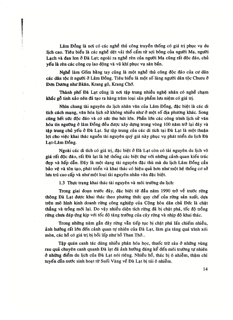 image for page Phương hướng phát triển ngành du lịch ở Đà Lạt giai đoạn 2001 2010