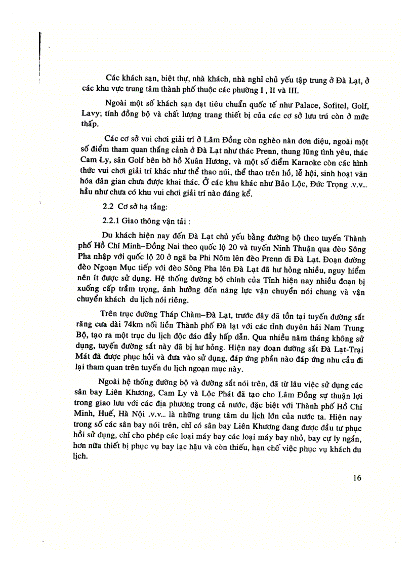 image for page Phương hướng phát triển ngành du lịch ở Đà Lạt giai đoạn 2001 2010