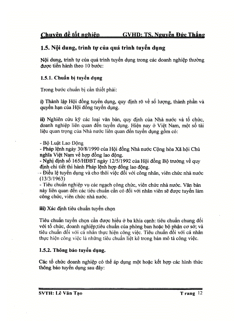 image for page Một số giải pháp nhằm nâng cao công tác tuyển dụng đào tạo và phát triển nguồn nhân lực tại nhà máy tinh chế đồ gỗ xuất khẩu SATIMEX