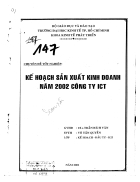 Kế hoạch sản xuất kinh doanh năm 2002 cty ICT