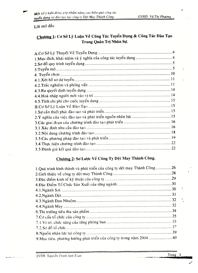 image for page Một số ý kiến đóng góp nhằm hoàn thiện công tác tuyển dụng và đào tạo tại công ty dệt may Thành Công