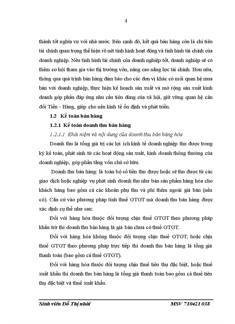 Kế toán bán hàng và xác định kết quả kinh doanh tại công ty CP VIEGON 3