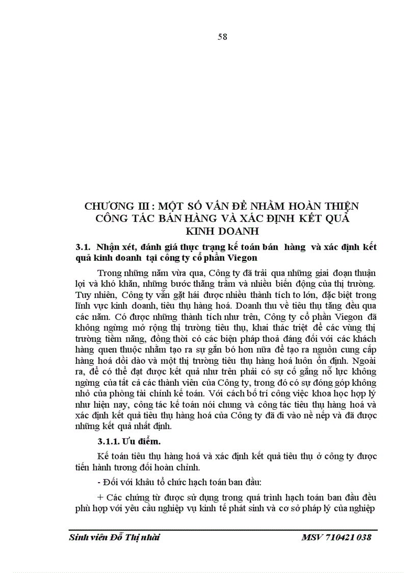image for page Kế toán bán hàng và xác định kết quả kinh doanh tại công ty CP VIEGON 3