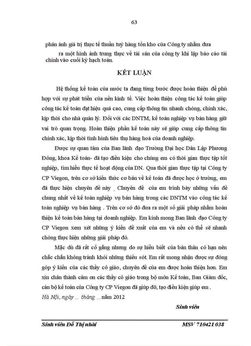 image for page Kế toán bán hàng và xác định kết quả kinh doanh tại công ty CP VIEGON 3