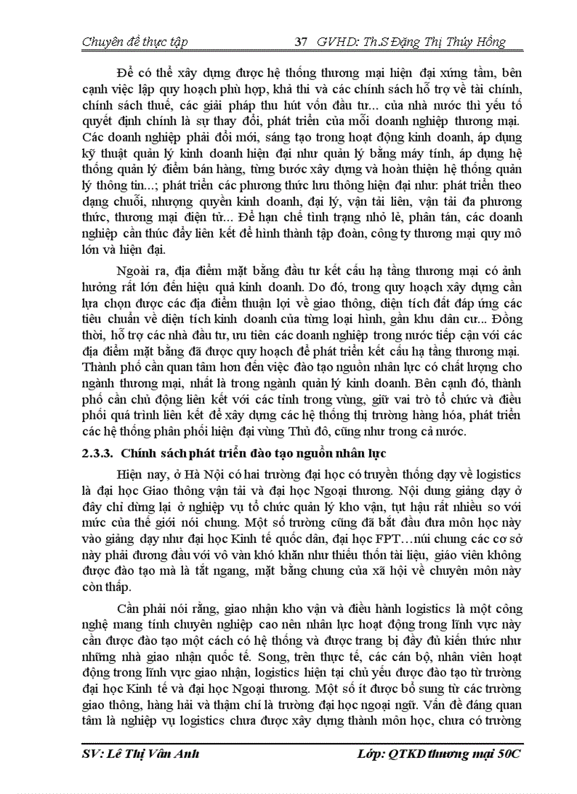 image for page Hoàn thiện chính sách phát triển logistics trên địa bàn thành PHỐ HÀ Nội