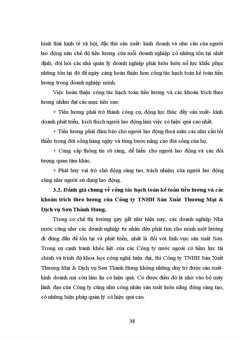 image for page Hoàn thiện công tác Hạch toán kế toán tiền lương và các khoản trích theo lương tại Công ty TNHH Sản Xuất Thương Mại Dịch vụ Sơn Thành Hưng