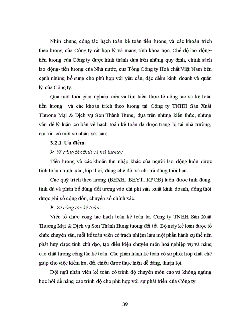 image for page Hoàn thiện công tác Hạch toán kế toán tiền lương và các khoản trích theo lương tại Công ty TNHH Sản Xuất Thương Mại Dịch vụ Sơn Thành Hưng