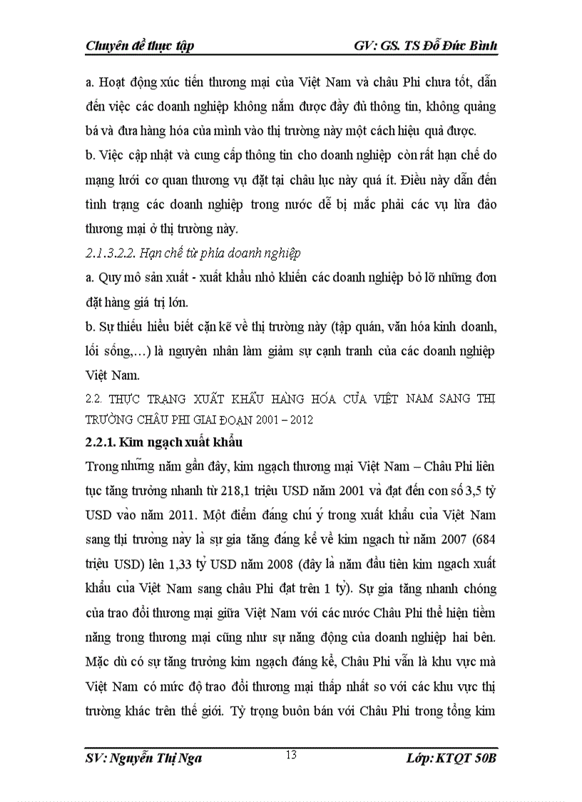 image for page Xuất khẩu hàng hóa của việt nam sang thị trường châu phi giai đoạn 2001 2012 và tầm nhìn đến năm 2020