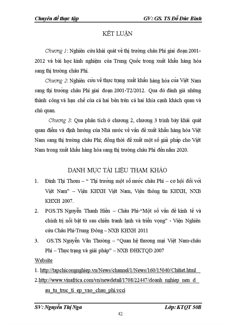 image for page Xuất khẩu hàng hóa của việt nam sang thị trường châu phi giai đoạn 2001 2012 và tầm nhìn đến năm 2020