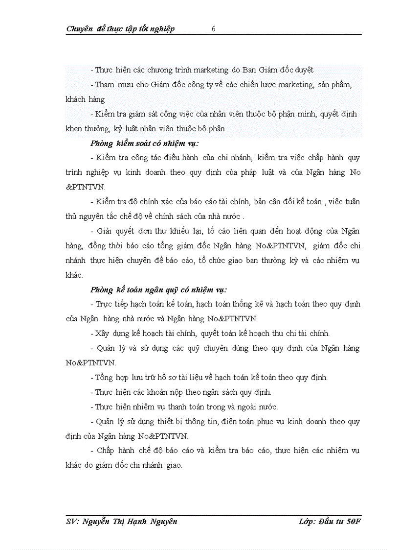 image for page Tình hình hoạt động kinh doanh của Ngân hàng Nông nghiệp và phát triển nông thôn chi nhánh Tây Đô