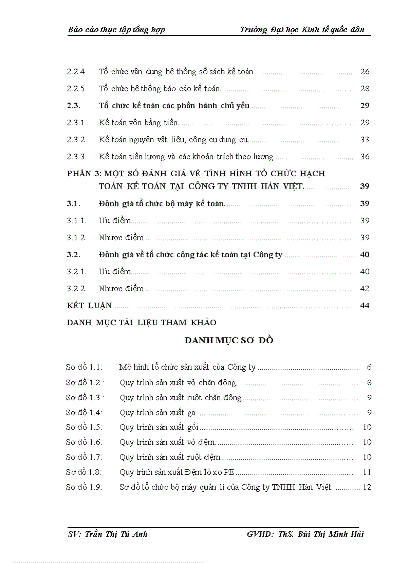 image for page Tổ chức bộ máy kế toán và hệ thống kế toán tại Công ty TNHH Hàn Việt