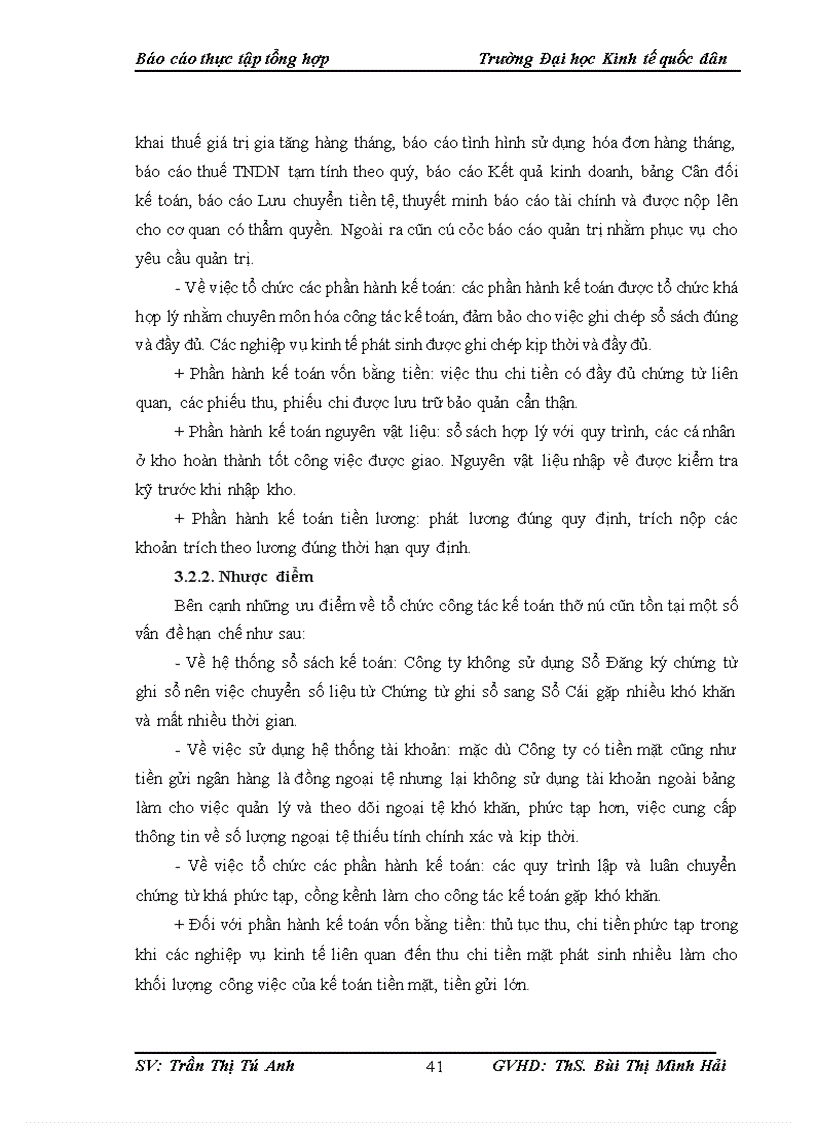 image for page Tổ chức bộ máy kế toán và hệ thống kế toán tại Công ty TNHH Hàn Việt