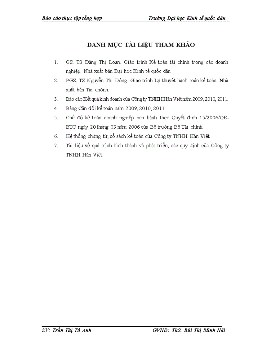 image for page Tổ chức bộ máy kế toán và hệ thống kế toán tại Công ty TNHH Hàn Việt