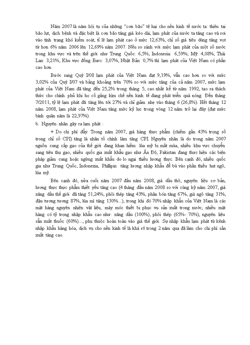 image for page Lạm phát VIỆT NAM giai đoạn 2004 2011 bài học kiểm soát Lạm phát TỪ MỸ TRUNG QUỐC