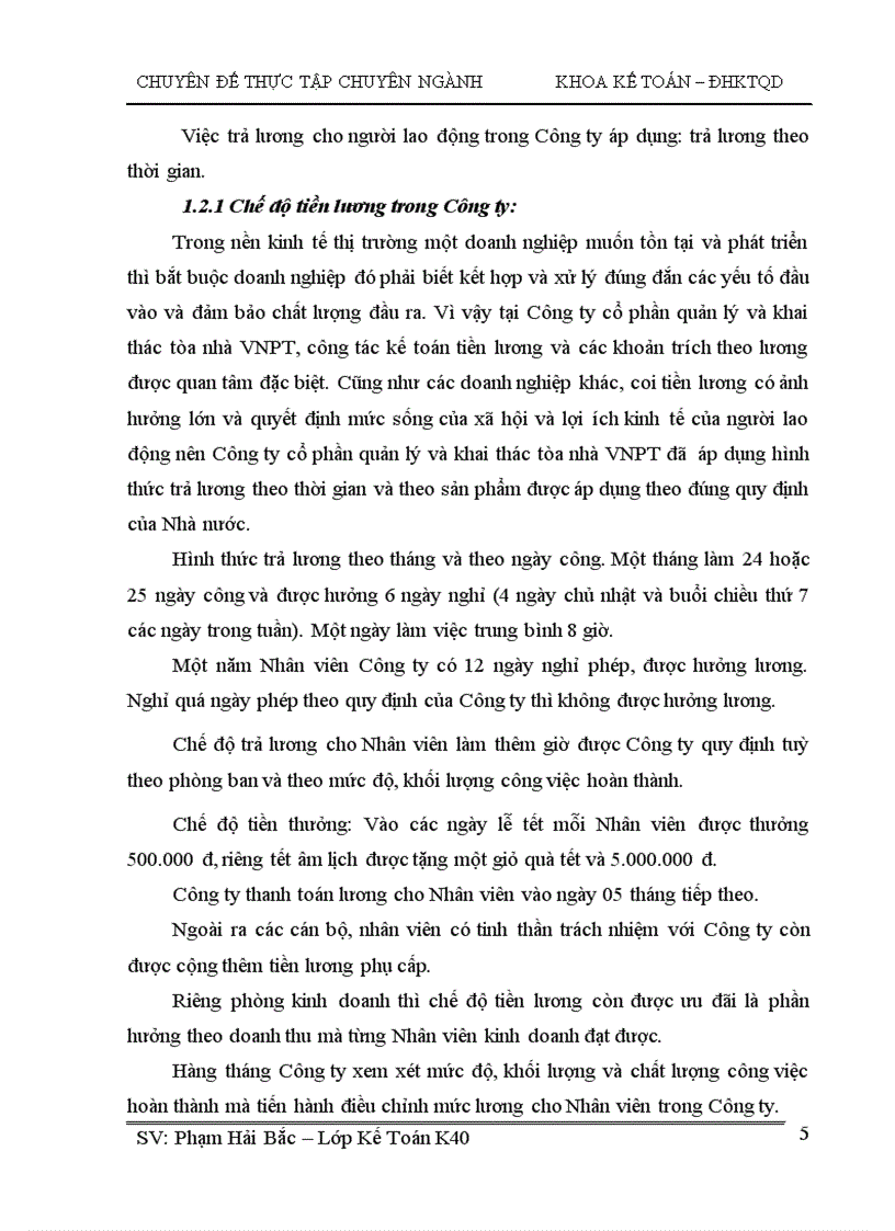 image for page Hoàn thiện kế toán tiền lương và các khoản trích theo lương tại Công ty Cổ phần quản lý và khai thác tòa nhà VNPT