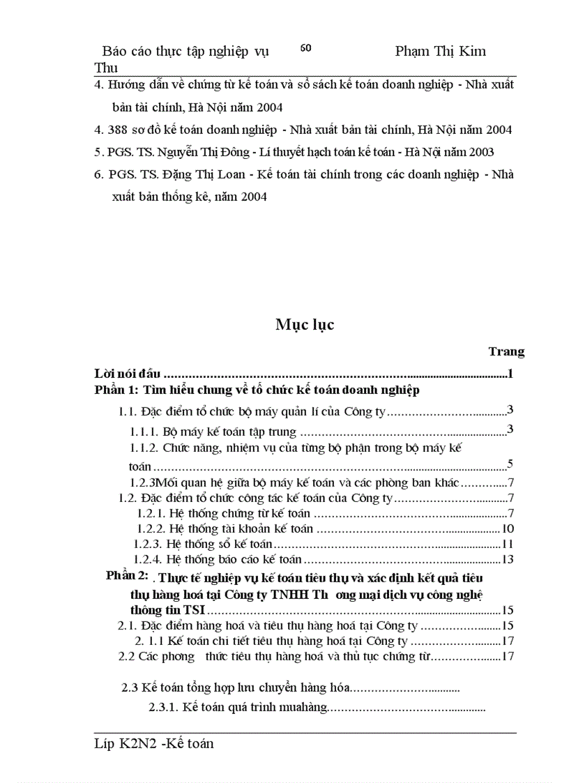 image for page Kế toán bán hàng và xác định kết quả kinh doanh hàng hoá tại Công ty TNHH Thương mại dịch vụ công nghệ thông tin TSI