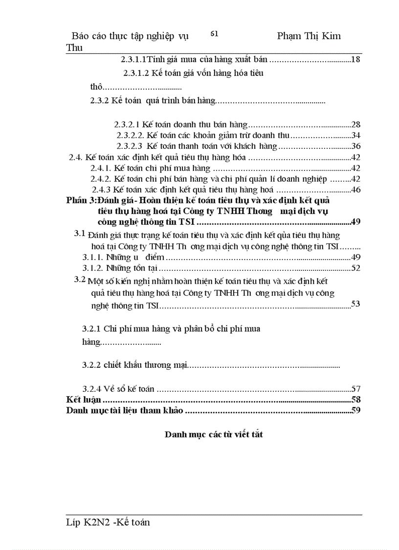 image for page Kế toán bán hàng và xác định kết quả kinh doanh hàng hoá tại Công ty TNHH Thương mại dịch vụ công nghệ thông tin TSI