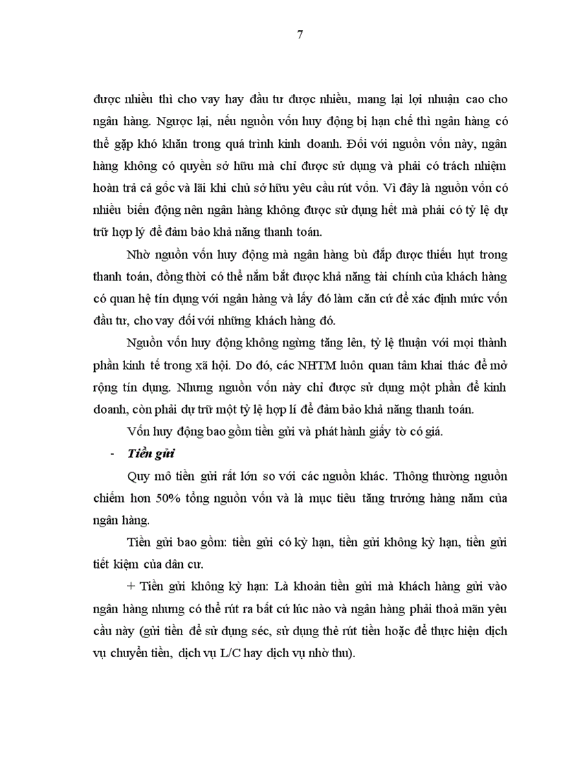 image for page Tăng cường huy động vốn tại Ngân hàng thương mại cổ phần Công thương Việt Nam Chi nhánh Nam Thăng Long