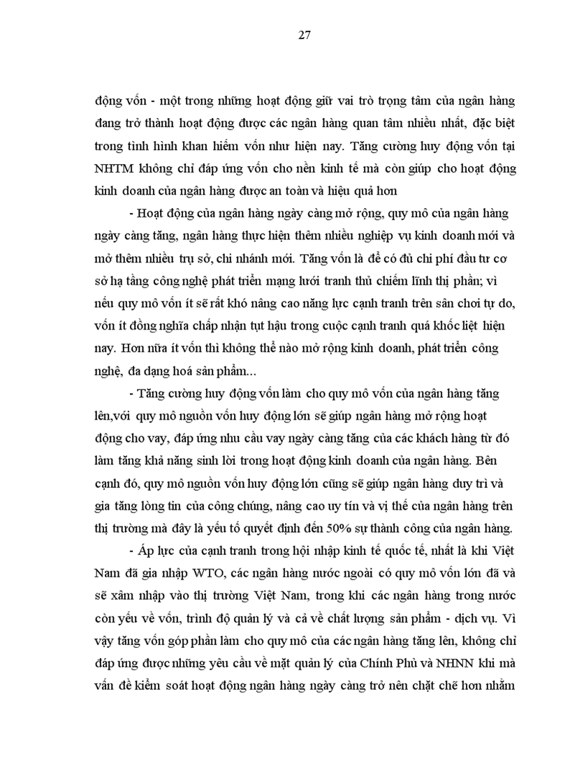 image for page Tăng cường huy động vốn tại Ngân hàng thương mại cổ phần Công thương Việt Nam Chi nhánh Nam Thăng Long