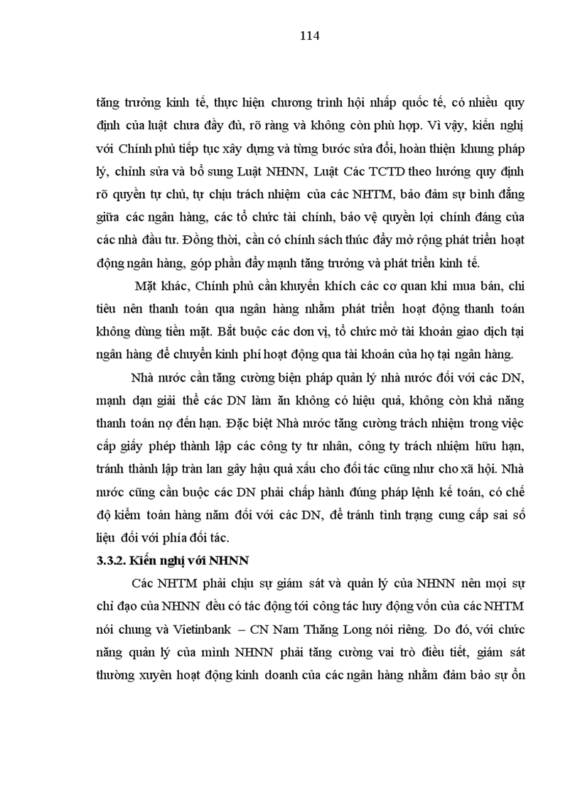 image for page Tăng cường huy động vốn tại Ngân hàng thương mại cổ phần Công thương Việt Nam Chi nhánh Nam Thăng Long