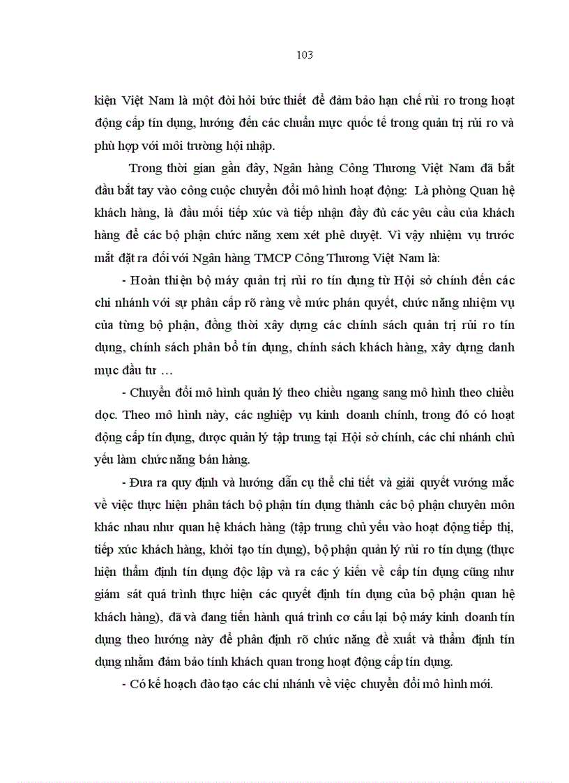 image for page Quản trị rủi ro tín dụng tại Ngân hàng TMCP Công Thương Việt Nam Chi nhánh Khu công nghiệp Tiên Sơn 1