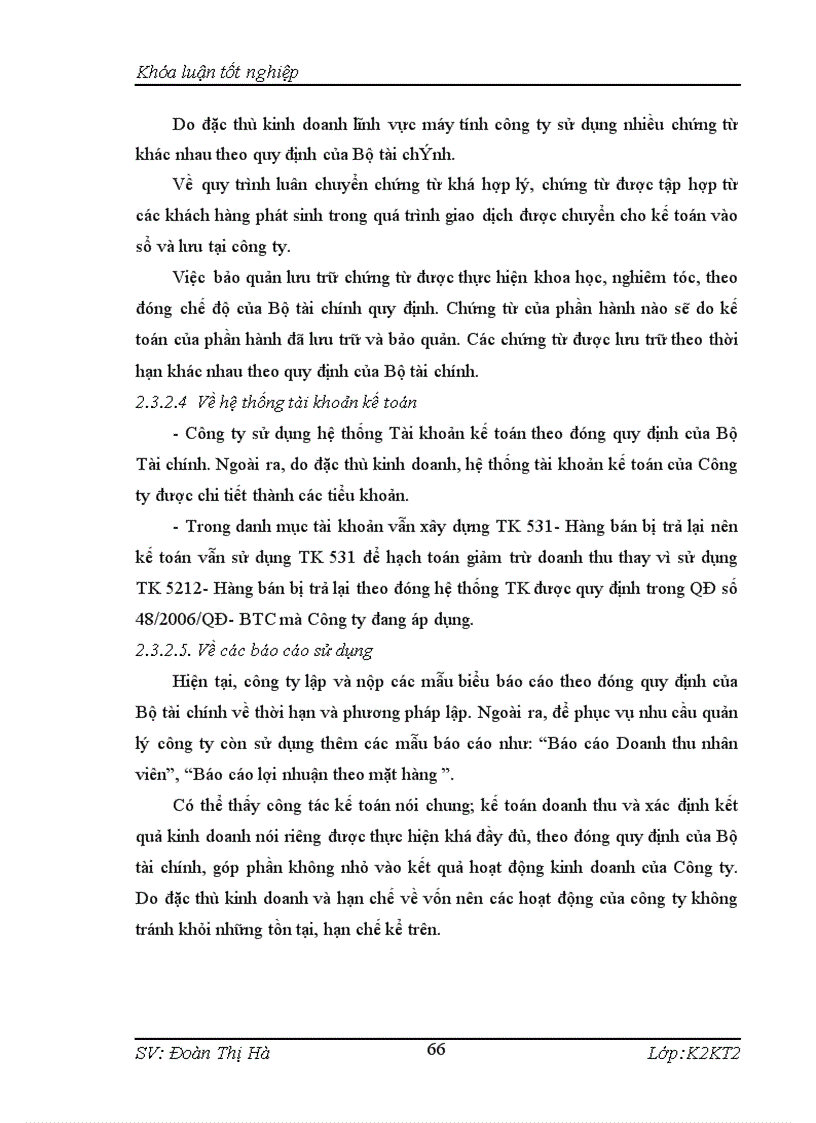 image for page Hoàn thiện công tác kế toán bán hàng và xác định kết quả bán hàng tại công ty cổ phần thết bị và giải pháp công nghệ Tây Hà 1