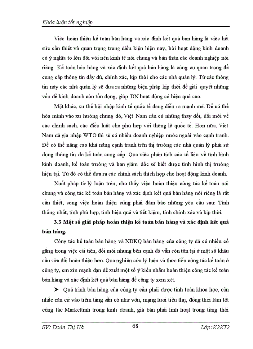 image for page Hoàn thiện công tác kế toán bán hàng và xác định kết quả bán hàng tại công ty cổ phần thết bị và giải pháp công nghệ Tây Hà 3