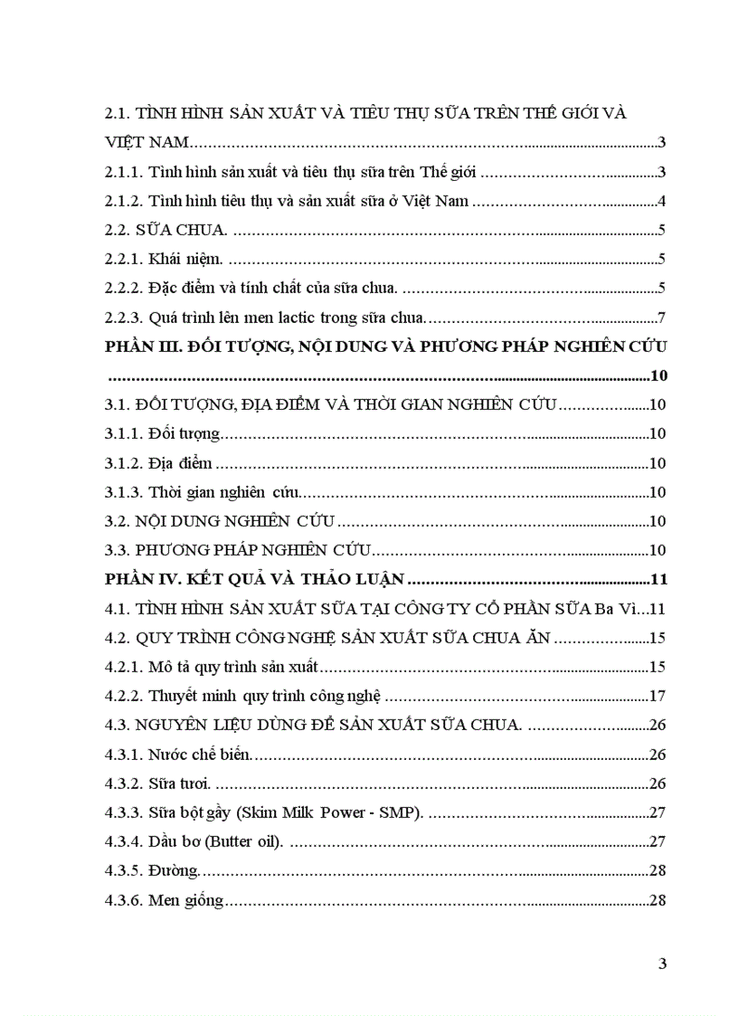 image for page Tìm hiểu quy trình sản xuất sản phẩm sữa chua ăn có đường tại công ty cổ phần sữa BA VÌ Tản Lĩnh Ba Vì Hà Nội