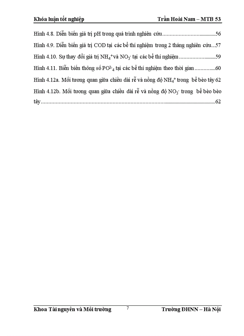image for page Nghiên cứu khả năng xử lý nước thải nhà vệ sinh tự hoại của một số loài thực vật thủy sinh tại Việt Nam 1