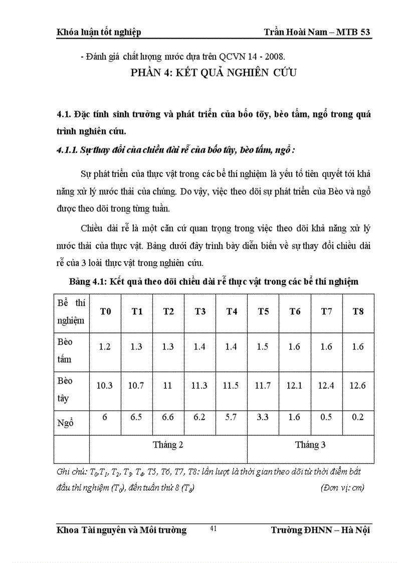 image for page Nghiên cứu khả năng xử lý nước thải nhà vệ sinh tự hoại của một số loài thực vật thủy sinh tại Việt Nam 1