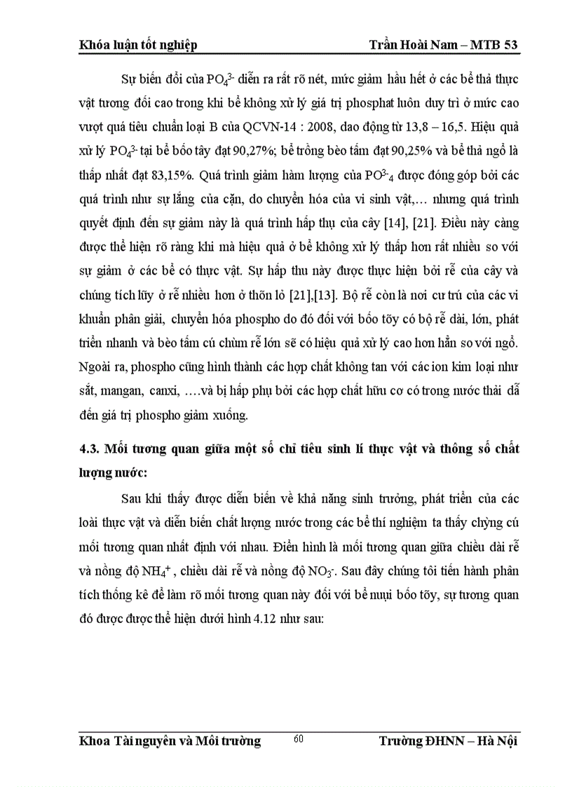 image for page Nghiên cứu khả năng xử lý nước thải nhà vệ sinh tự hoại của một số loài thực vật thủy sinh tại Việt Nam 1
