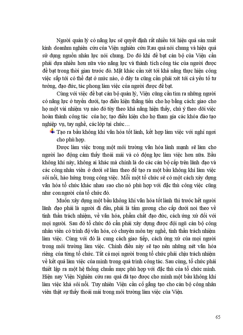image for page Giải pháp nâng cao chất lượng nhân lực tại Viện Nghiên cứu Rau quả