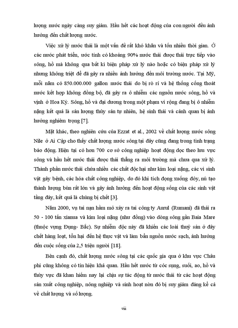 image for page Đánh giá hiện trạng môi trường nước lưu vực sông Cầu đoạn chảy qua địa phận tỉnh Thái Nguyên