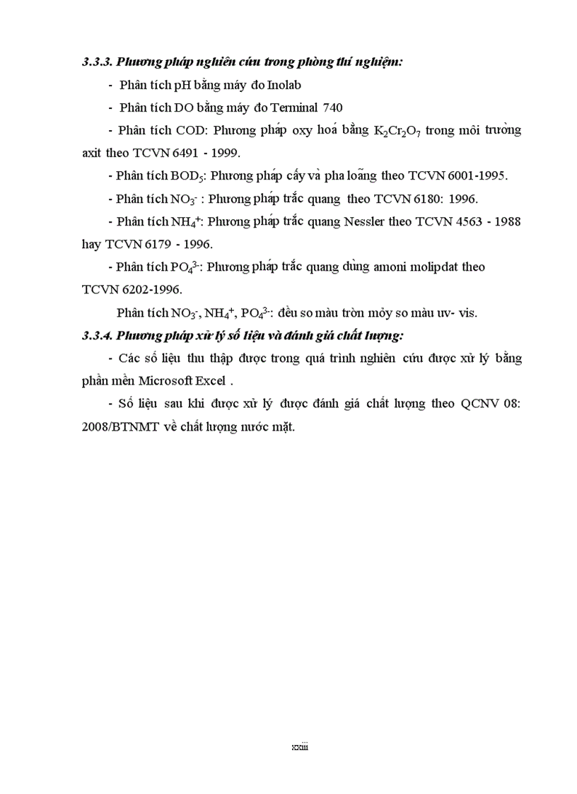 image for page Đánh giá hiện trạng môi trường nước lưu vực sông Cầu đoạn chảy qua địa phận tỉnh Thái Nguyên