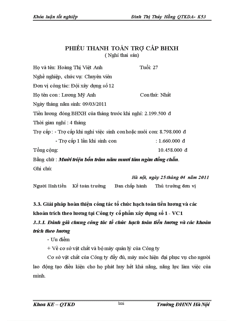 image for page Hạch toán tiền lương và các khoản trích theo lương tại công ty