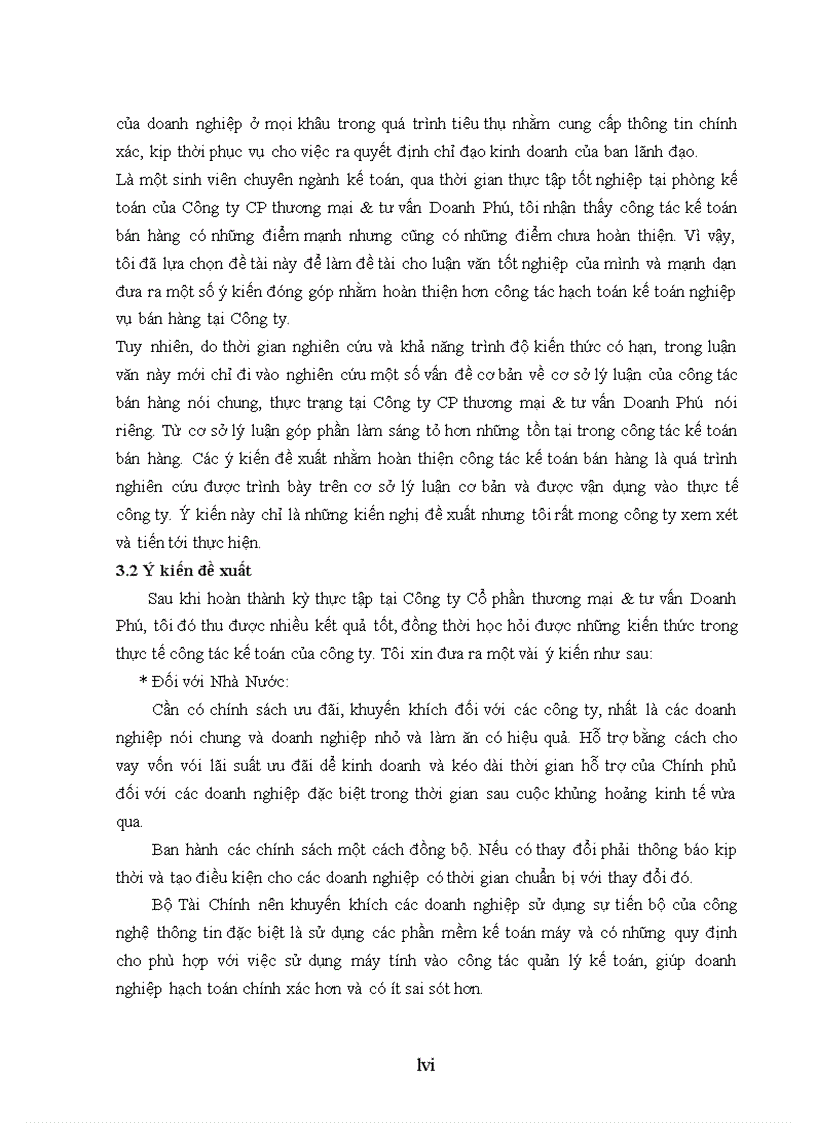 image for page Hoàn thiện công tác kế toán bán hàng và xác định kết quả tiêu thụ tại Công ty CP thương mại tư vấn Doanh Phú
