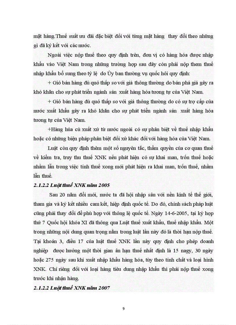 image for page Kế toán thuế nhập khẩu tại công ty cổ phần cơ khí thương mại Ninh Yến