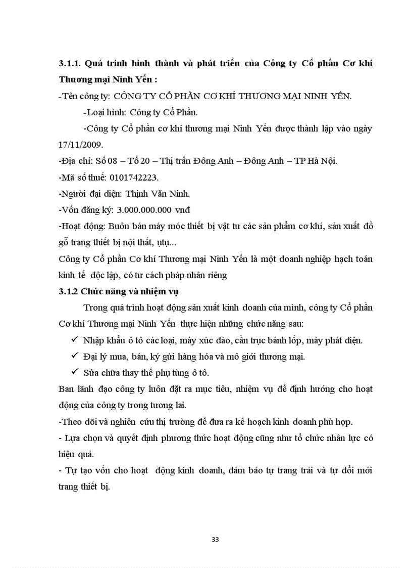 image for page Kế toán thuế nhập khẩu tại công ty cổ phần cơ khí thương mại Ninh Yến