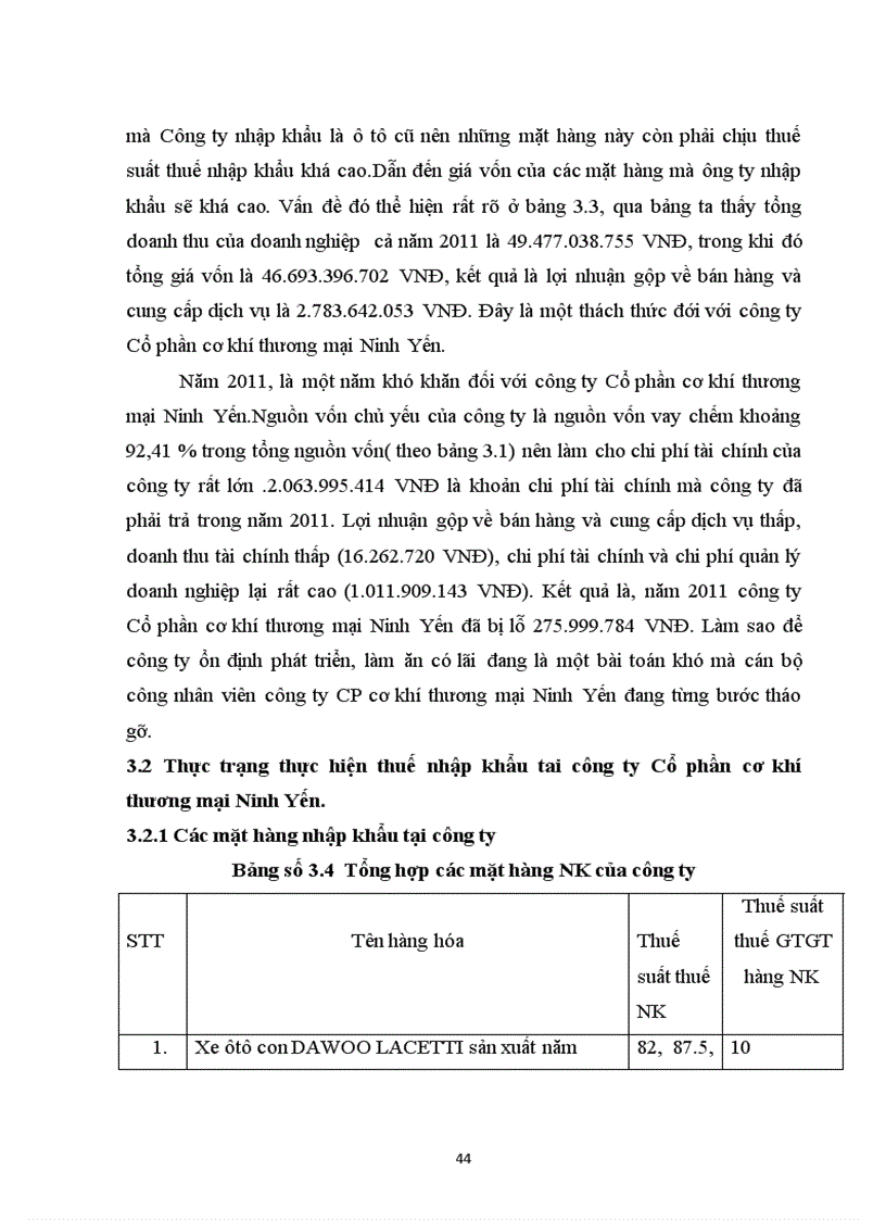 image for page Kế toán thuế nhập khẩu tại công ty cổ phần cơ khí thương mại Ninh Yến
