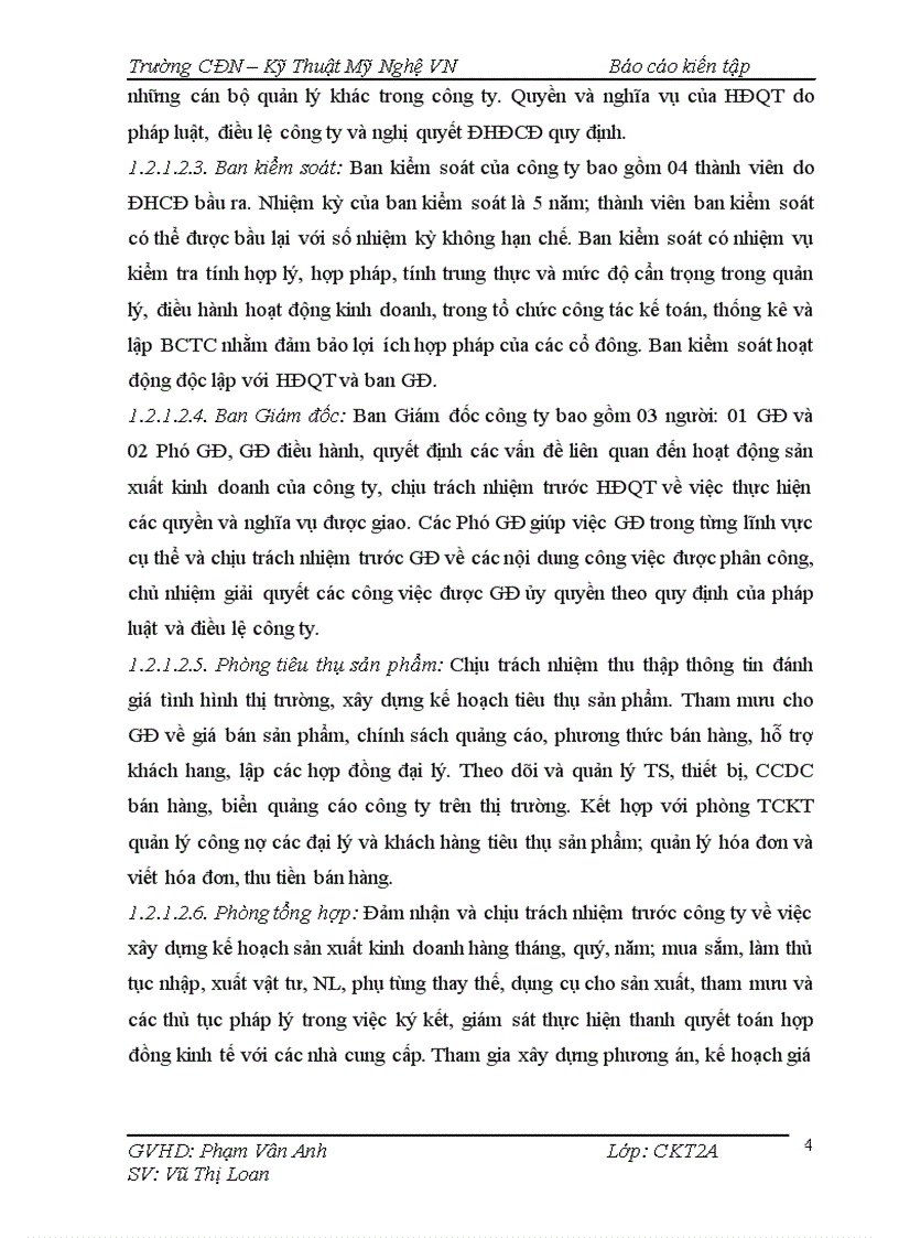 image for page Hạch toán kế toán được tổ chức tại công ty cổ phần Vĩnh Hòa