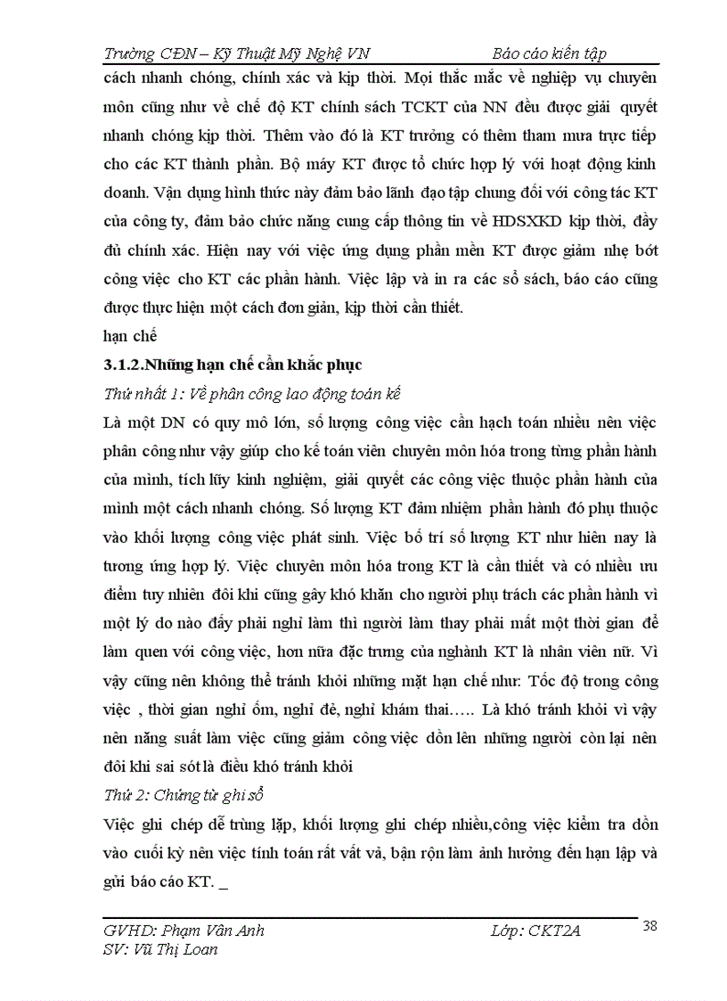 image for page Hạch toán kế toán được tổ chức tại công ty cổ phần Vĩnh Hòa