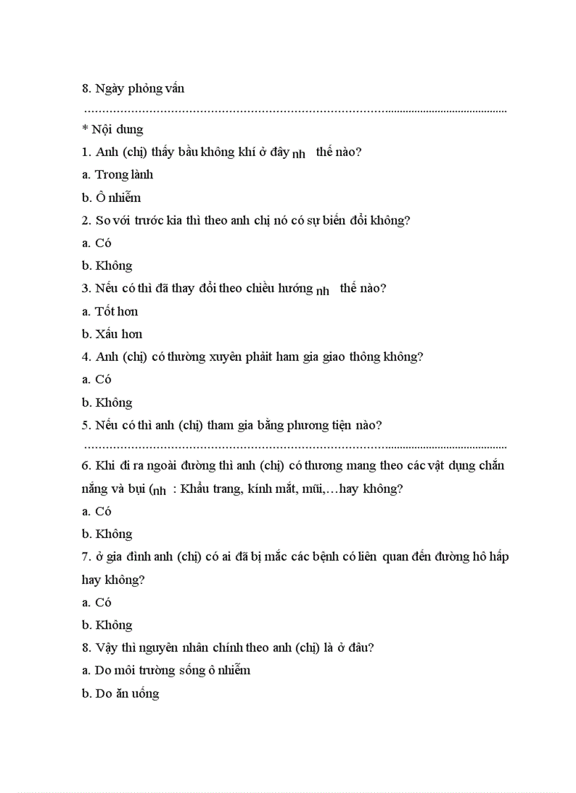 image for page Tình hiểu môi trường nước và không khí trên địa bàn thị trấn Trâu Quỳ Gia Lâm Hà Nội