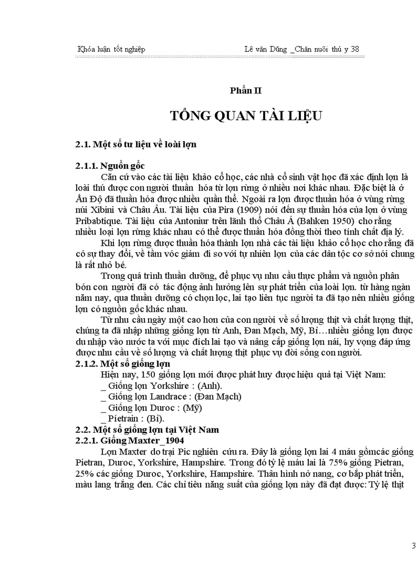 image for page Đánh giá khả năng sinh sản và phát triển của giống lợn cái Landrat x đực giống Yorkshire lợn cái Yorkshire x đực giống Matter 1904 tại trại giống lợn P01 xã Khánh Thủy huyện Yên Khánh tỉnh Ninh Bình