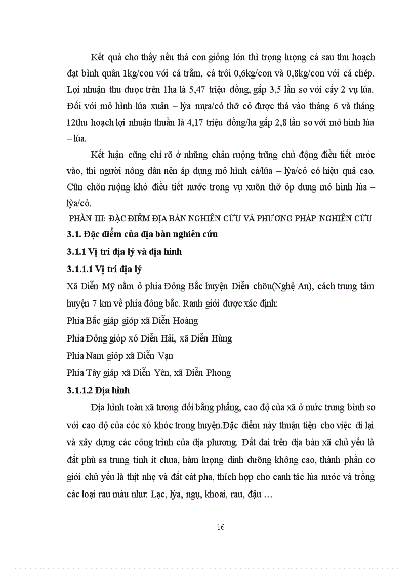 image for page Tìm hiểu tình hình sản xuất nông nghiệp theo hướng đa canh trên địa bàn xã Diễn Mỹ Huyện Diễn Châu Tỉnh Nghệ An